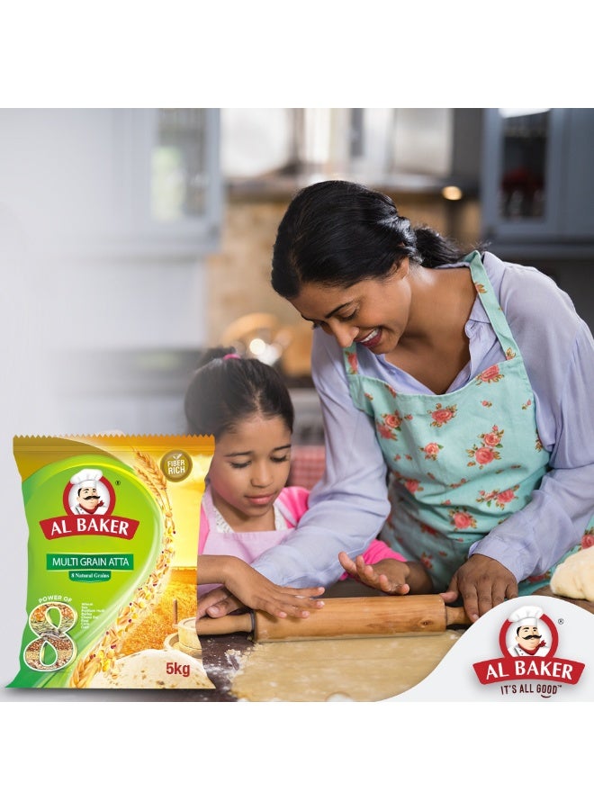 Al Baker Multigrain Atta Flour 5 Kg - Image 2