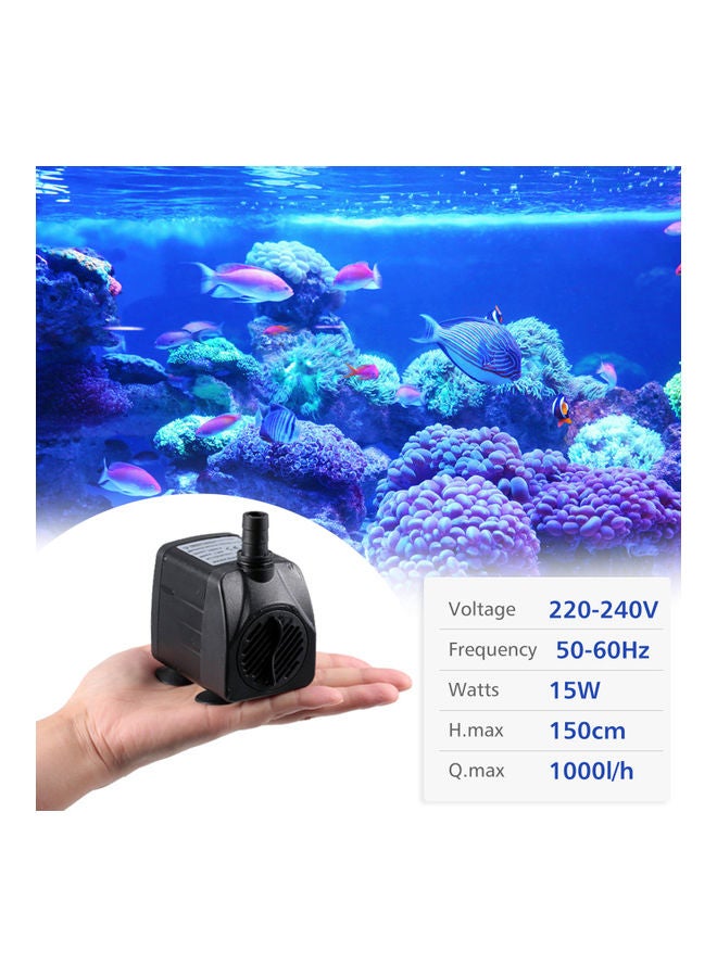 Loquat Submersible Water Pump With 12 LED Light Black - Image 5