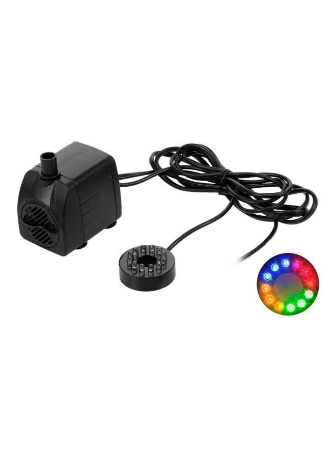 Loquat Submersible Water Pump With 12 LED Light Black - Image 2