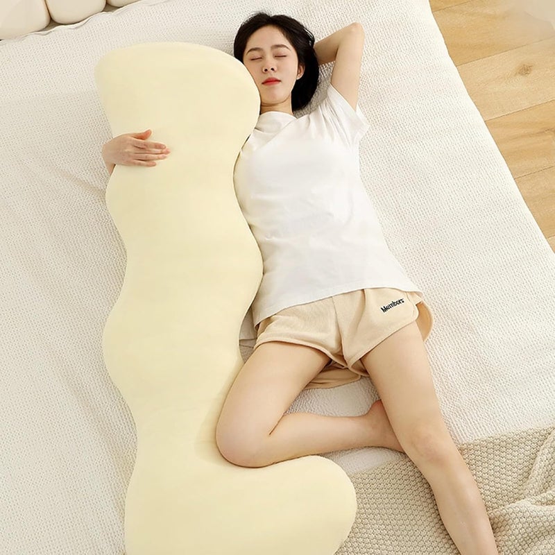 Cool Body Pillow for Adults Extra Long Pillow for Bed Shredded Memory Foam Full Pillows - Image 3