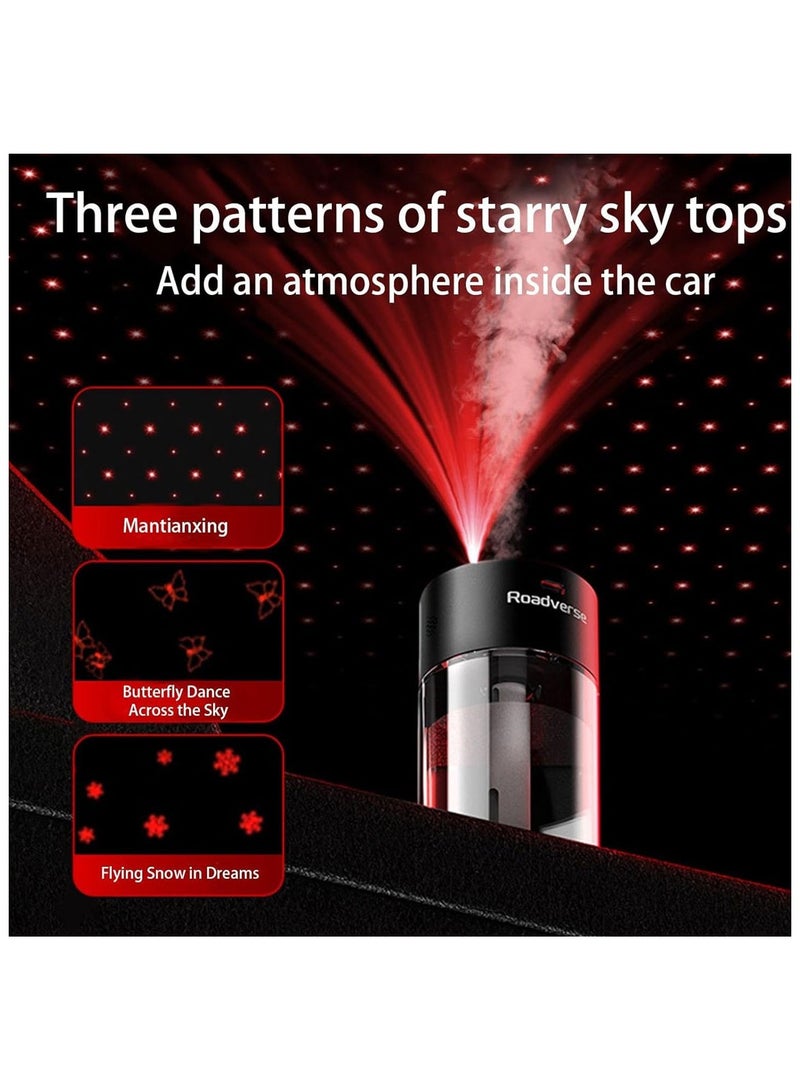 BlueFire Roadverse L1 Smart Car Air Freshener Diffuser with Starry Sky Projection & 7-Color Ambient Light – Ultrasonic Nano Atomization Aromatherapy Humidifier, Long-Lasting 300 mAh Battery, 4 Adjustable Spray Modes, Premium Aluminum Alloy Body, Natural 50ml Alcohol-Free Essential Oil Diffuser – Portable Car Perfume Machine for Fresh, Relaxing & Stylish Driving Experience - Image 5