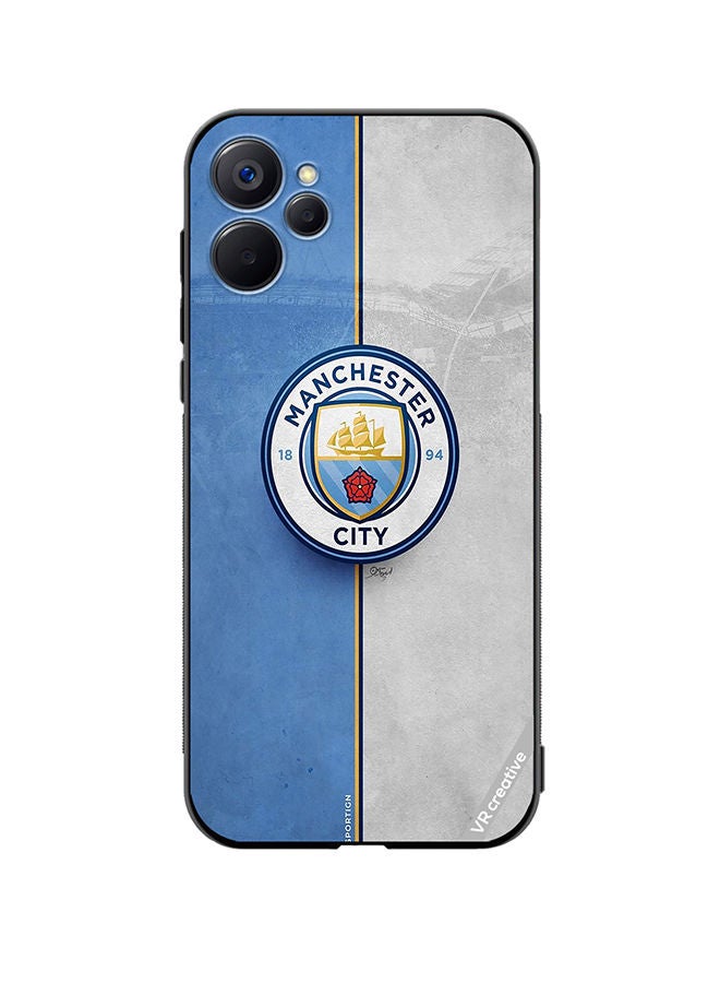VR CREATIVE Protective Case Cover For Realme 9i 5G Manchester City Design Multicolour - Image 1