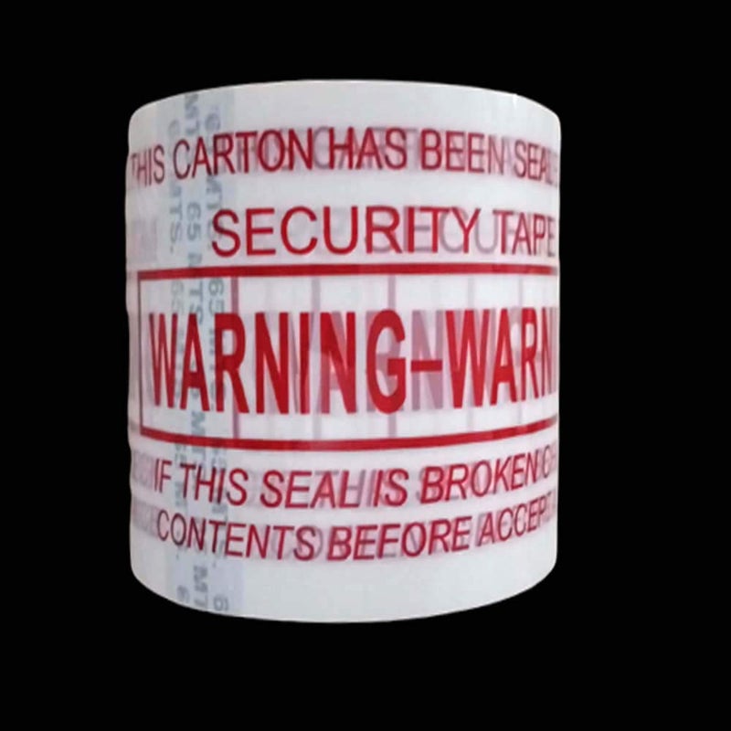 Cello Tape 72mm/ 3Inch 65Meter Security Tape Printed (Set of 12)