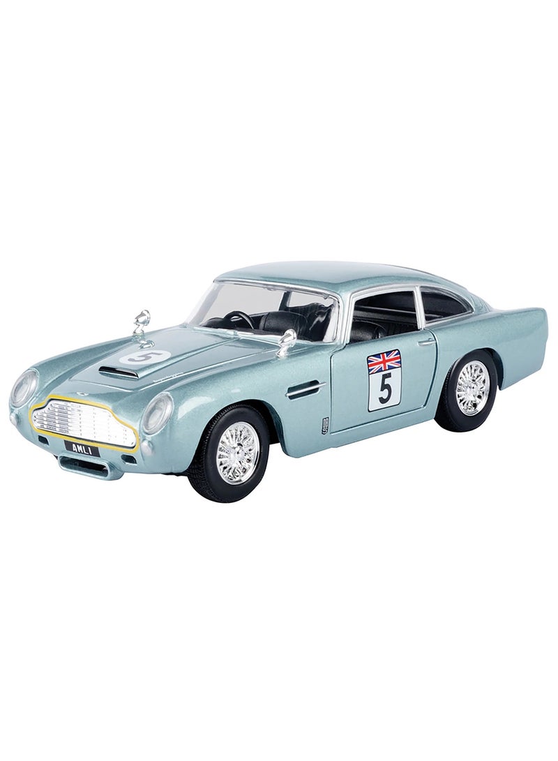Motormax Aston Martin DB5 RHD #5 Die-Cast Model Car â€“ GT Racing Series, 1:24 Scale - Image 1