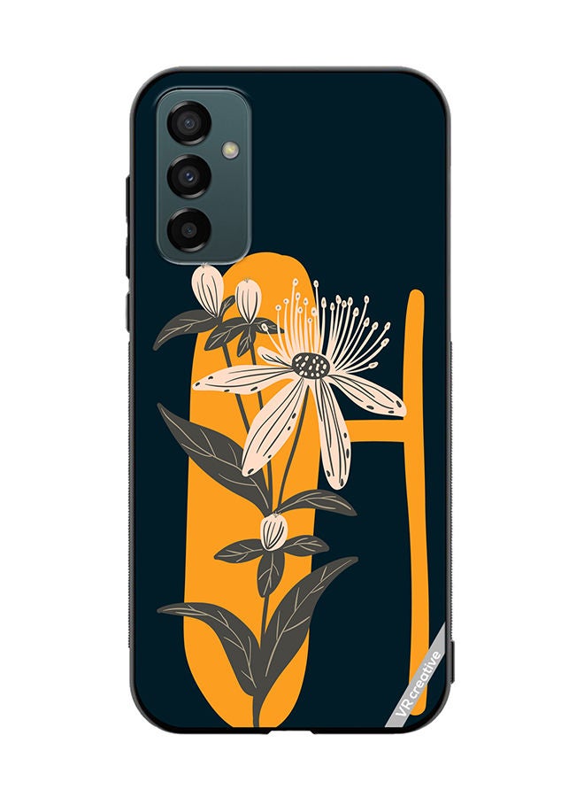 VR CREATIVE Protective Case Cover For Samsung Galaxy F23 Alphabet H Design Multicolour - Image 1