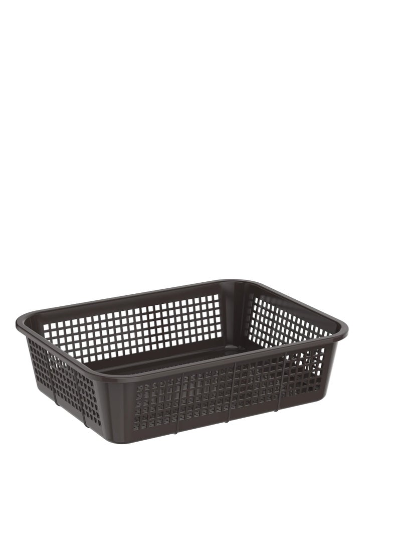 كوزموبلاست سلة تخزين فواكه كبيرة من كوزموبلاست (بني غامق)