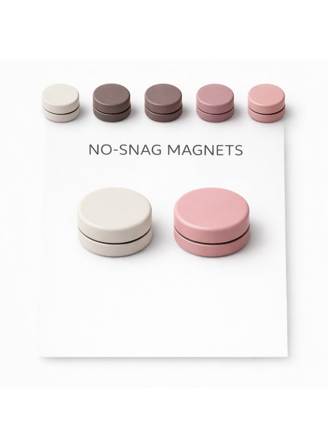 Magnetic Hijab Pins, Multicolor , Metal Scarf Magnets with Engraved Design, Strong Hold, No-Damage, 2 Piece Set - Image 1