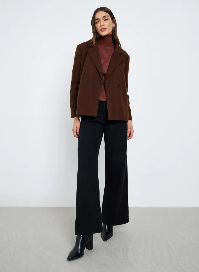 Styli Styli Women Oversized Wool Jacket