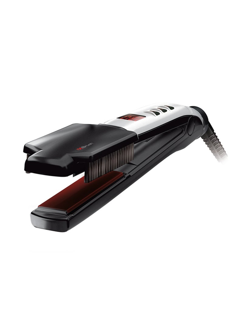 Valera Hair Straightener - SWISS'X  SUPER Brush And Shine, Ions generator, 5X  Ceramic with Tourmaline, ultra-fast heat up Max 230 degree, Cool tips, Color care. Ionic care - 100.20/IS - Image 1