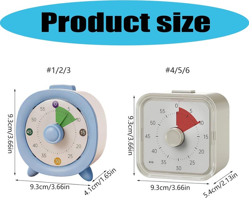 Study Visual Timer for Boosts Concentration with Simple Operations and Engaging Visual Tracking Countdown - Image 3