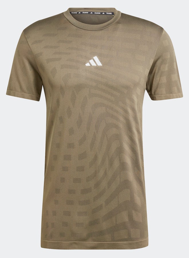 Adidas Gym+ Training Seamless T-Shirt - Image 1