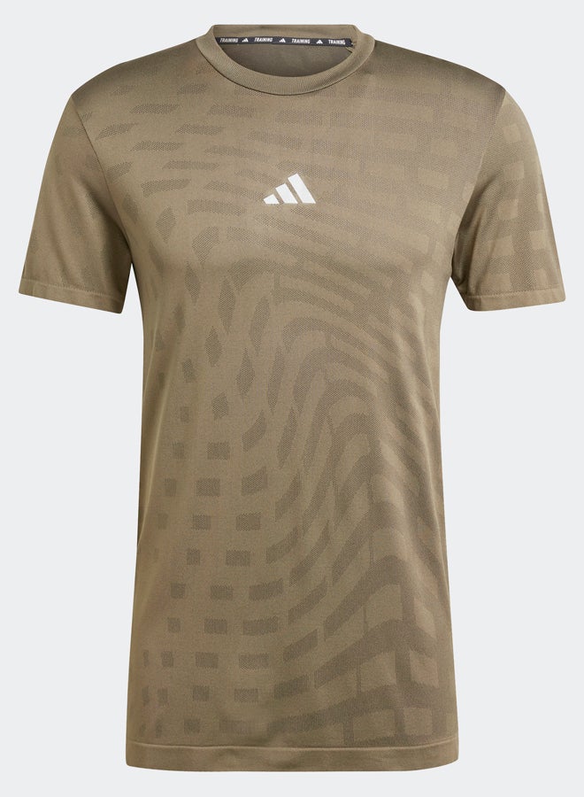 Adidas Gym+ Training Seamless T-Shirt - Image 3