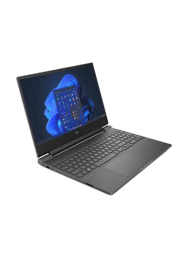 HP لابتوب HP Victus 15-fa2013DX بشاشة 15.6 بوصة FHD / معالج Intel Core i5-13420H / ذاكرة وصول عشوائي 8 جيجابايت / قرص صلب SSD بسعة 512 جيجابايت / بطاقة رسومات NVIDIA GeForce RTX 3050 / لغة إنجليزية / نظام تشغيل Windows 11 // لون فضي ميكا اللغة الإنجليزية - Image 2