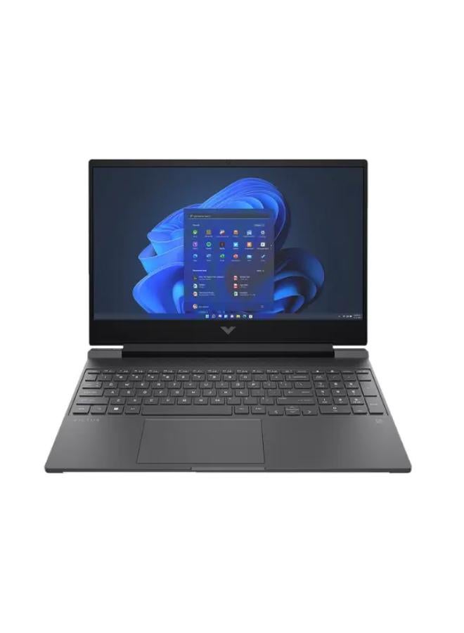 HP لابتوب HP Victus 15-fa2013DX بشاشة 15.6 بوصة FHD / معالج Intel Core i5-13420H / ذاكرة وصول عشوائي 8 جيجابايت / قرص صلب SSD بسعة 512 جيجابايت / بطاقة رسومات NVIDIA GeForce RTX 3050 / لغة إنجليزية / نظام تشغيل Windows 11 // لون فضي ميكا اللغة الإنجليزية - Image 1