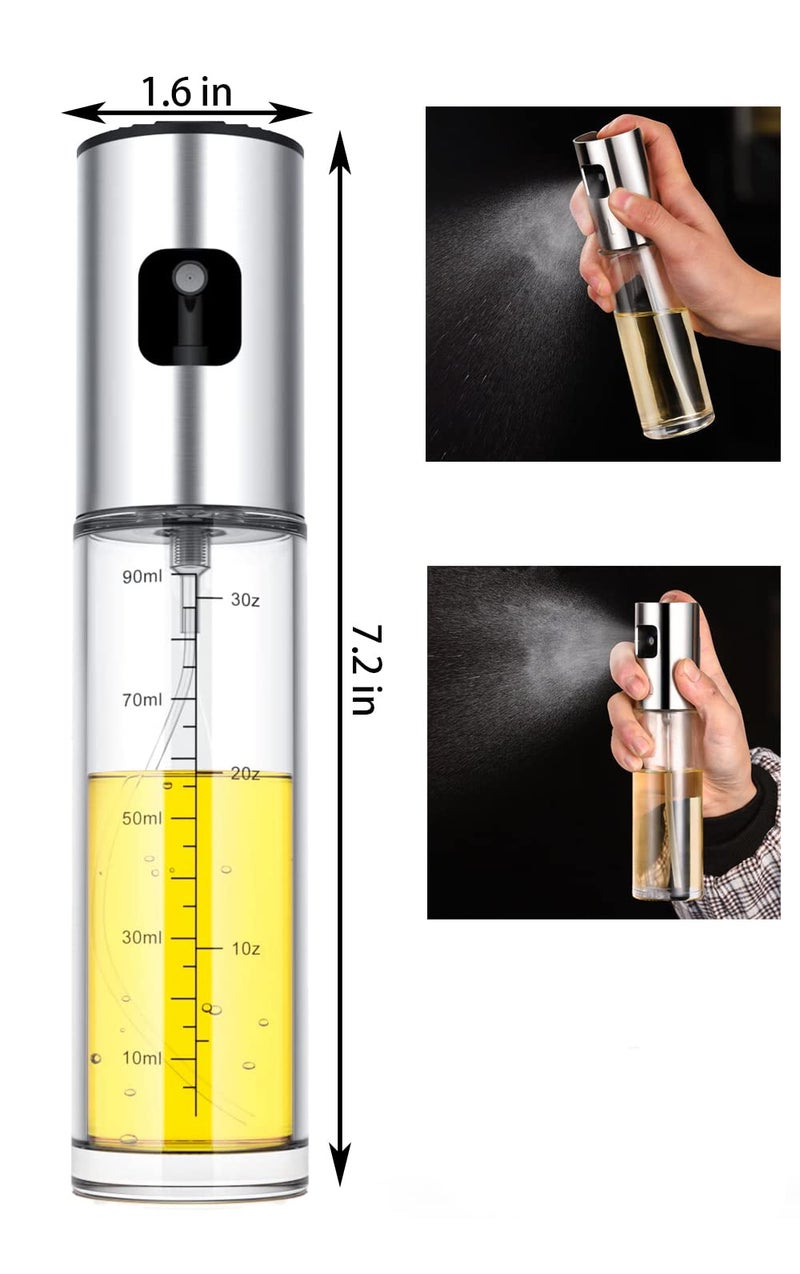 NIKKIER Oil Sprayer for Cooking,100ml Olive Oil Spritzer,Oil Sprayer for Air Fryer, Salad,BBQ,Roasting - Image 4