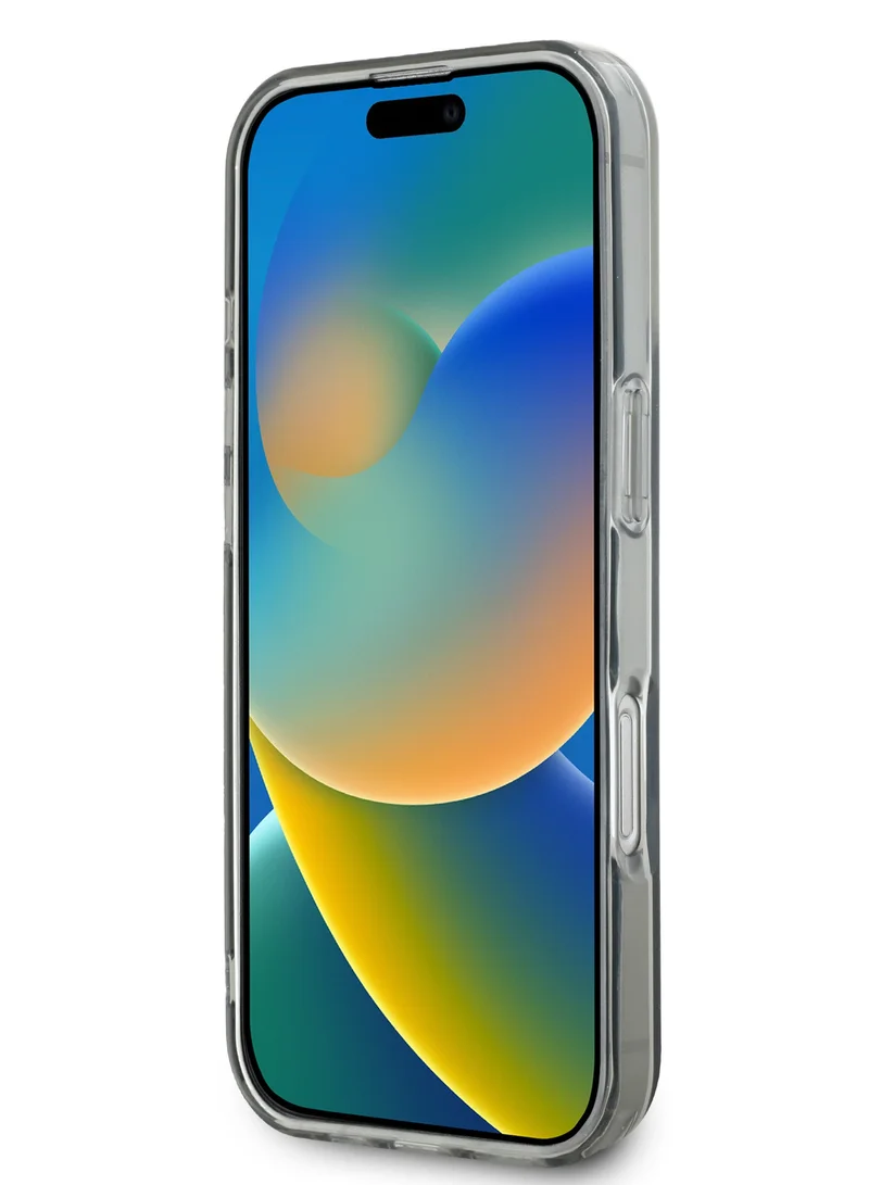 كارل لاغرفيلد جراب IML صلب لهاتف iPhone 16 Pro مع شعار Ikonik / حماية من السقوط / تصميم نحيف / قبضة مريحة - أسود