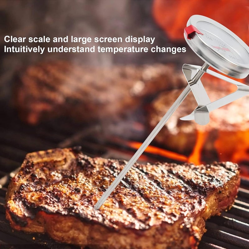 Ejoyous Stainless Steel Fry Thermometer, 50℃ to 300℃ Stainless Steel Roasting Thermometer Frying and Grilling Deep Fry Thermometer - Image 5