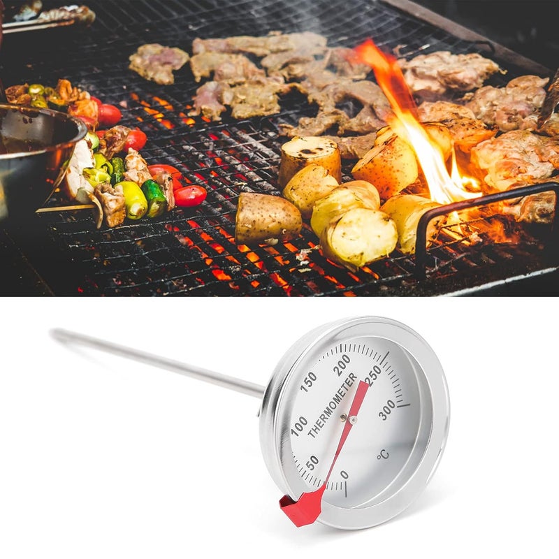 Ejoyous Stainless Steel Fry Thermometer, 50℃ to 300℃ Stainless Steel Roasting Thermometer Frying and Grilling Deep Fry Thermometer - Image 2