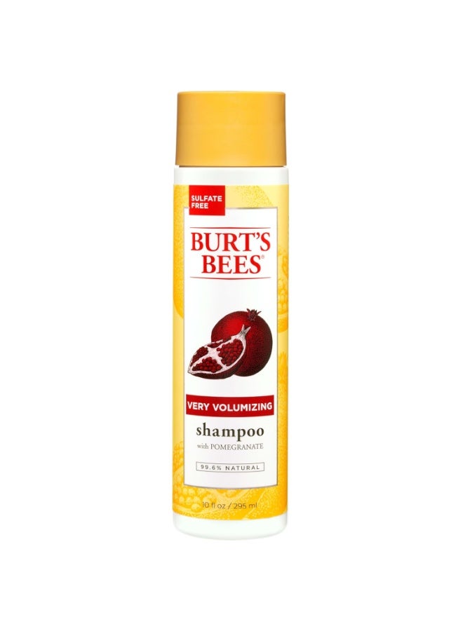 Burt's Bees Burt S Bees Very Volumizing Shampoo, Pomegranate, 10 Ounce - Image 1