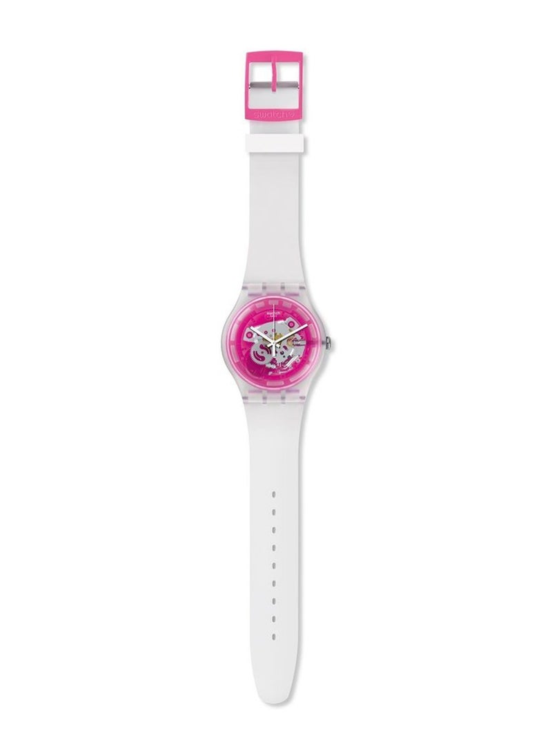 Swatch Women Pinkmazing Quartz Movement Water Resistant Wrist Watch - 36 Mm - Image 3