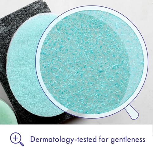Buf-Puf Body Sponge, Bath Sponge, Dermatologist Developed, Cleanses Skin of Dirt, and Excess Oil, Reusable, Exfoliating, 4 Count - Image 3