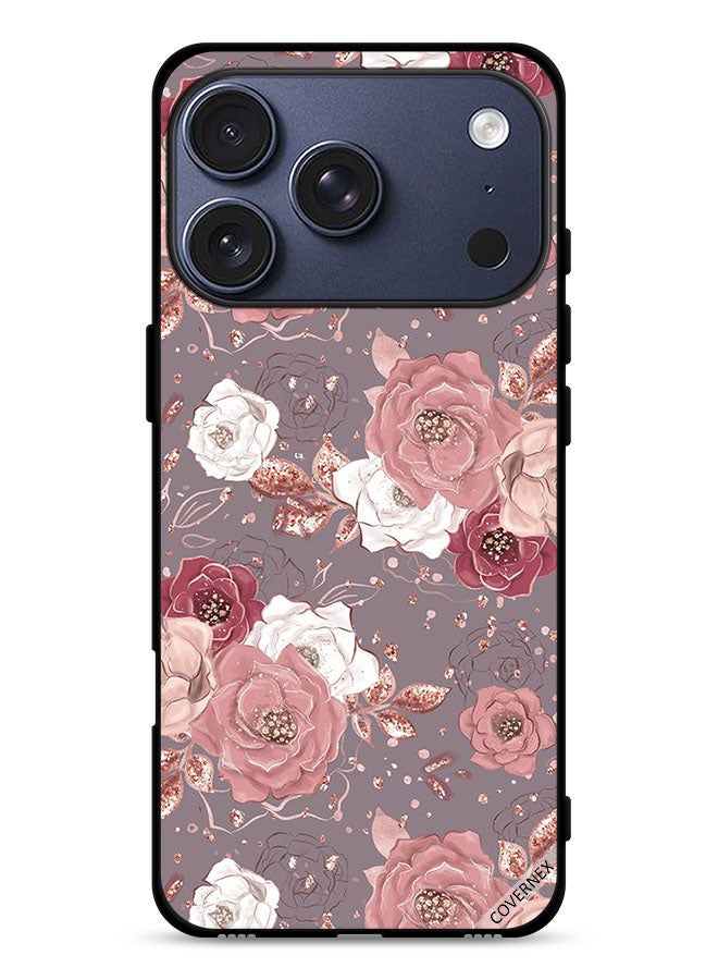 Covernex Apple iPhone 17 Pro Protective Case Cover Floral Wallpaper - Image 1