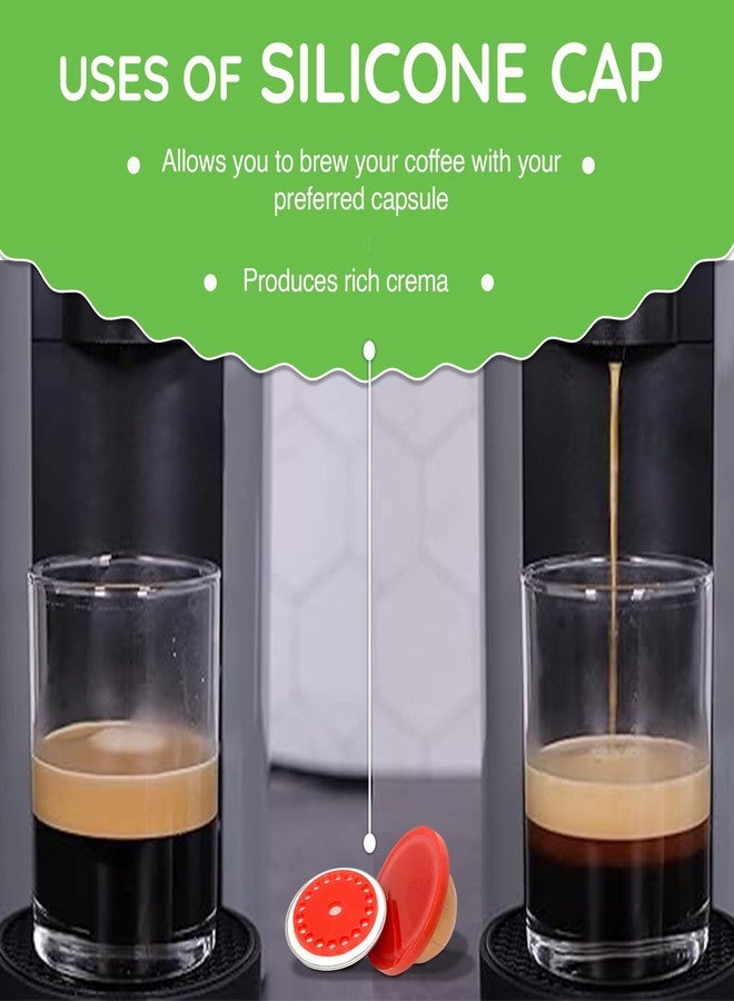 My-Cap Reusable Coffee Capsule Caps & Lid Set - Compatible with Nespresso Vertuo Pods - Reusable, Food Grade & BPA Free Coffee Pod Cap & Lid - Reuse & Reseal your Nespresso Vertuo Capsules - Image 3