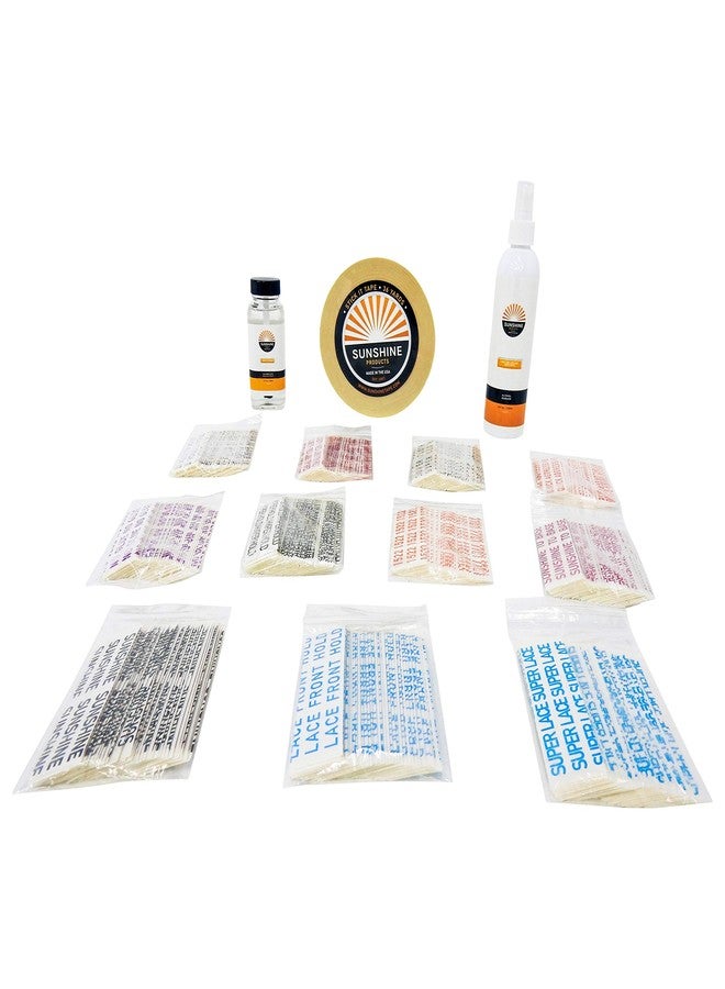 SUN SHINE Sunshine Tape | Elite Extended Hold Silicone Wig Glue Adhesive | Brush Applicator | .5oz - Image 3