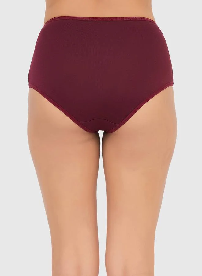 Clovia Clovia Pack of 3 - Solid High Rise Hipster Briefs