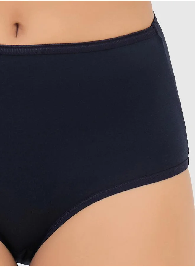 Clovia Clovia Pack of 3 - Solid High Rise Hipster Briefs