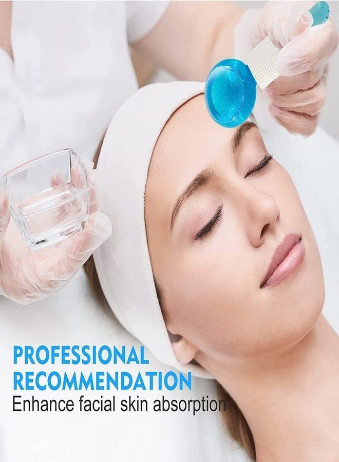 Fennec Mart Facial Ice Globe Roller Ball Cooling Face Massage Tool for Puffiness, Eye Bags, Wrinkles & Anti-Aging Soothing Cryo Face Roller for Firming & Glowing Skin (Blue) - Image 5
