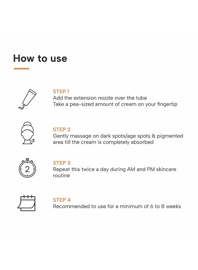 ديرماتوتش باي باي كريم التصبغات || كريم مضاد للتصبغ للنساء/الرجال مع النياسيناميد الأبيض والليمون اللؤلؤي Oa Hidroxitirosol Ld & Tyrostat 19G - Image 5