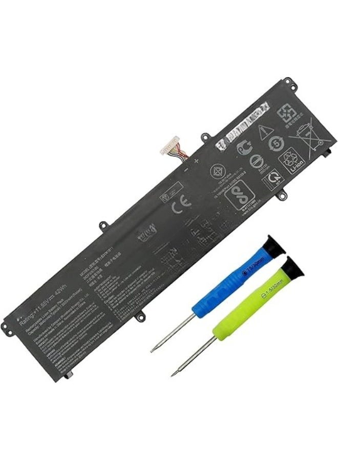 AURUNHO B31N1911 C31N1911 11.55V 42Wh Replacement Laptop Battery Compatible with VivoBook Flip 14 TP470, TM420, TP410, X421, F413, X413, K413, M413, X1502VA - Image 1