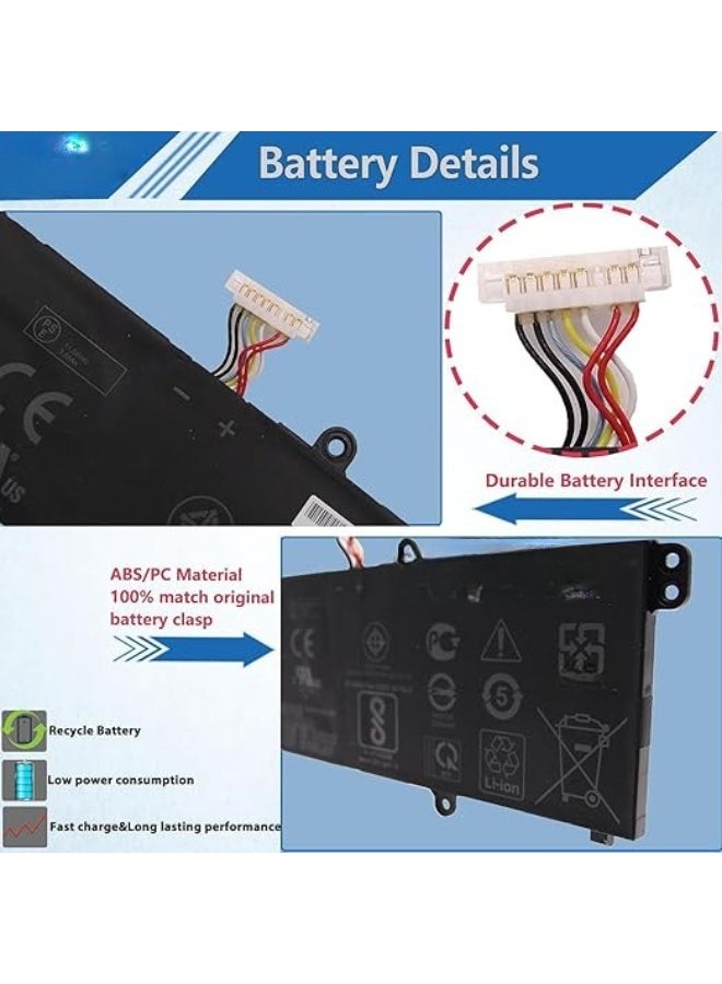 AURUNHO B31N1911 C31N1911 11.55V 42Wh Replacement Laptop Battery Compatible with VivoBook Flip 14 TP470, TM420, TP410, X421, F413, X413, K413, M413, X1502VA - Image 3