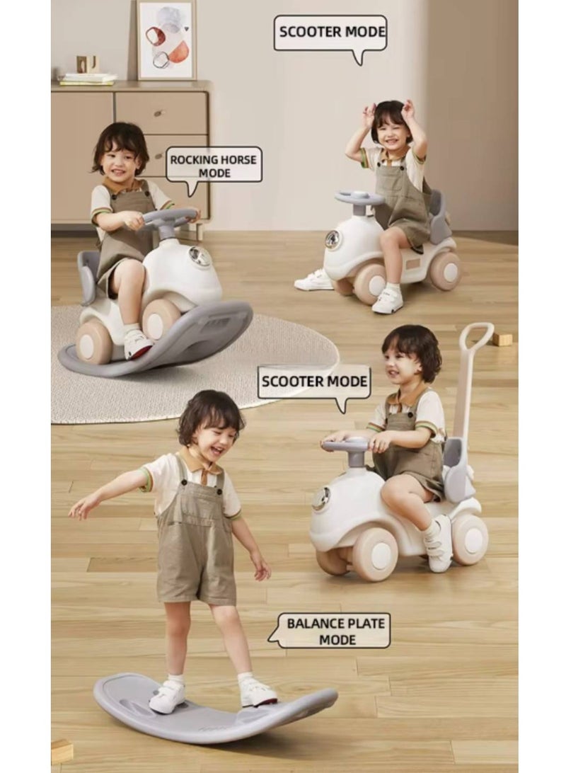 Children's rocking car, four-wheel car, two-in-one car, a tambourine car and a rocking horse  - Image 4