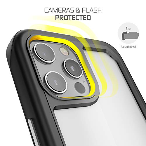 Ghostek Atomic Slim Designed for iPhone 12 Mini Case with Protective Aluminum Bumper Made of Super Strong Lightweight Military Grade Alloy Cases for iPhone 12 Mini 5G (5.4 Inch) (Black) - Image 5