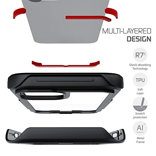 Ghostek Atomic Slim Designed for iPhone 12 Mini Case with Protective Aluminum Bumper Made of Super Strong Lightweight Military Grade Alloy Cases for iPhone 12 Mini 5G (5.4 Inch) (Black) - Image 4