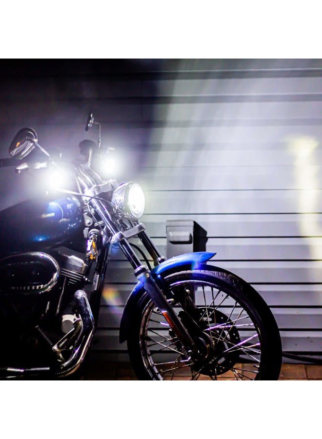 Eagle Lights Generation II Midnight Edition Front 2 Inch LED Turn Signals with White Running Lights (Add Smoked Lenses) for Harley Davidson - Image 5