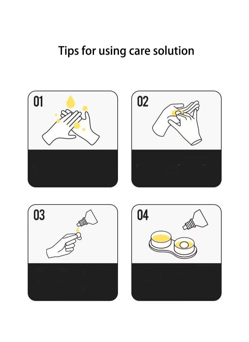 Kilala - Multi-purpose solution for soft contact lenses, color contact lens care solution, contact lens care solution to sterilize, clean and deproteinize (100ml) - Image 1