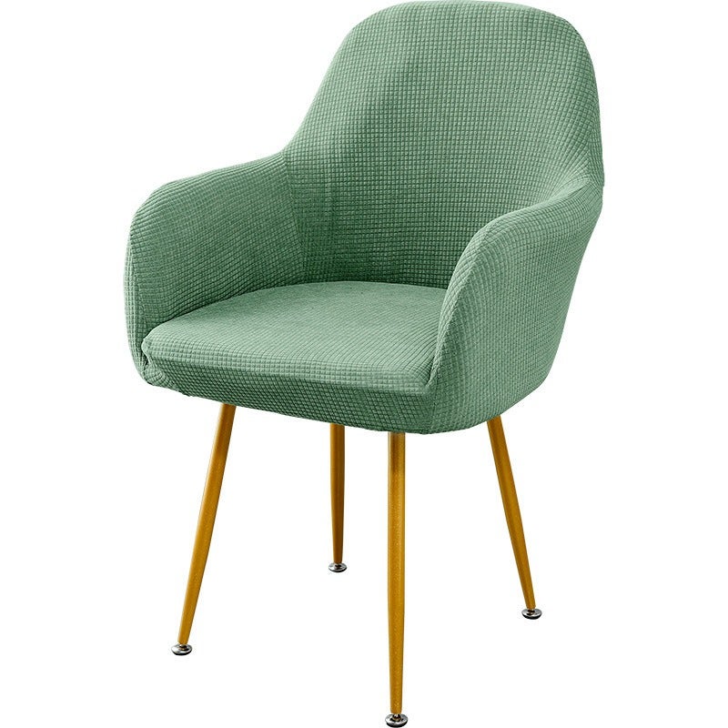 Shi Meng Xi Curved Chair Cover High Back European Style One-Piece Stretch Dining Chair Cover for Home Nordic Simple Elastic Chair Protector - Image 5