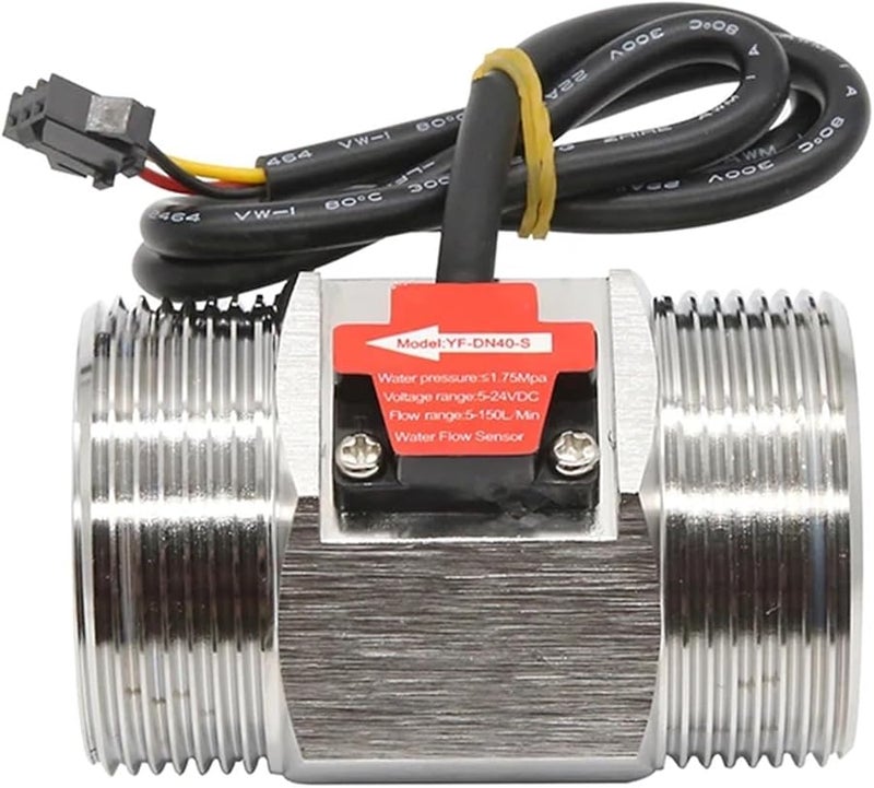 1 1 4 بوصة مستشعر تدفق المياه DC 5 18V مفتاح تحكم سائل من الفولاذ المقاوم للصدأ - Image 5