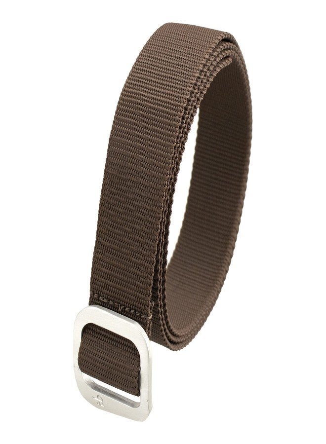 Thomas Bates Defender Aluminum Slide Web Belt (Brown) - Image 3