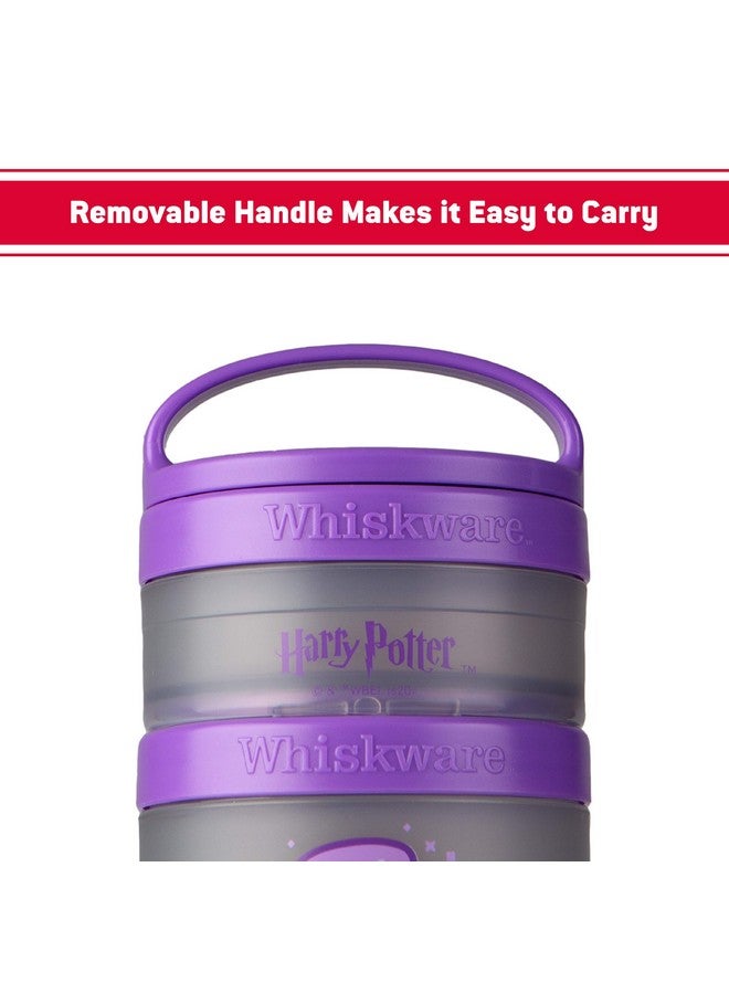 Whiskware Harry Potter Stackable Snack Containers For Kids And Toddlers 3 Stackable Snack Cups For School And Travel Harry Potter - Image 3