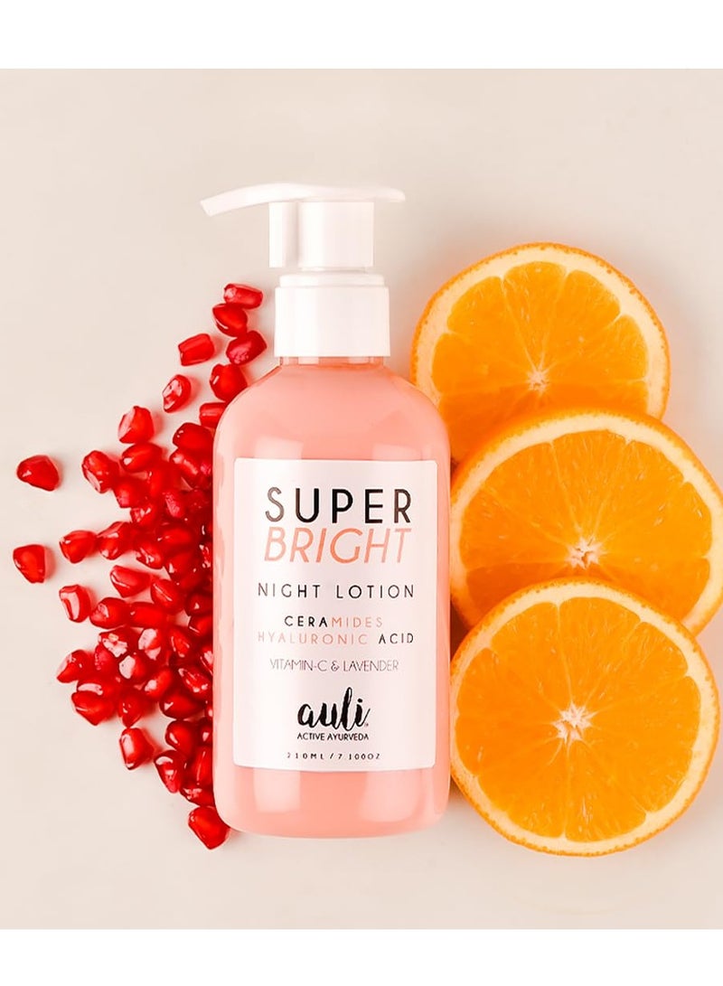 AULI LIFESTYLE Auli Vitamin C and Ceramides Night Lotion for All Skin Types 210GM - Image 2
