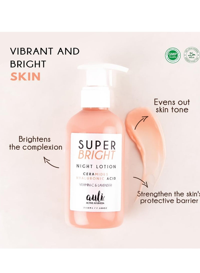 AULI LIFESTYLE Auli Vitamin C and Ceramides Night Lotion for All Skin Types 210GM - Image 3