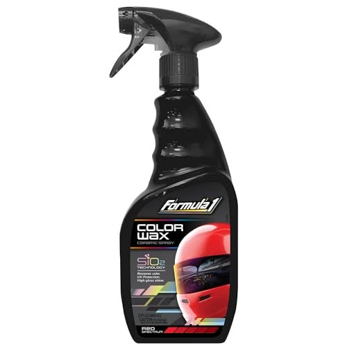 Formula 1 Ceramic Color Spray Wax for Red Cars, 680ml - Image 1