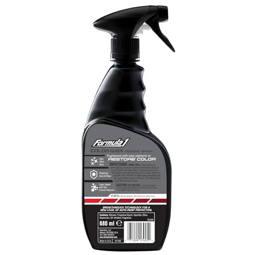 Formula 1 Ceramic Color Spray Wax for Red Cars, 680ml - Image 2