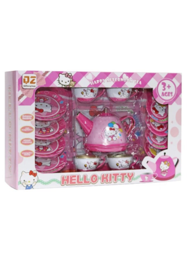 هالو كيتي مجموعة شاي للأطفال - تصميم هيلو كيتي