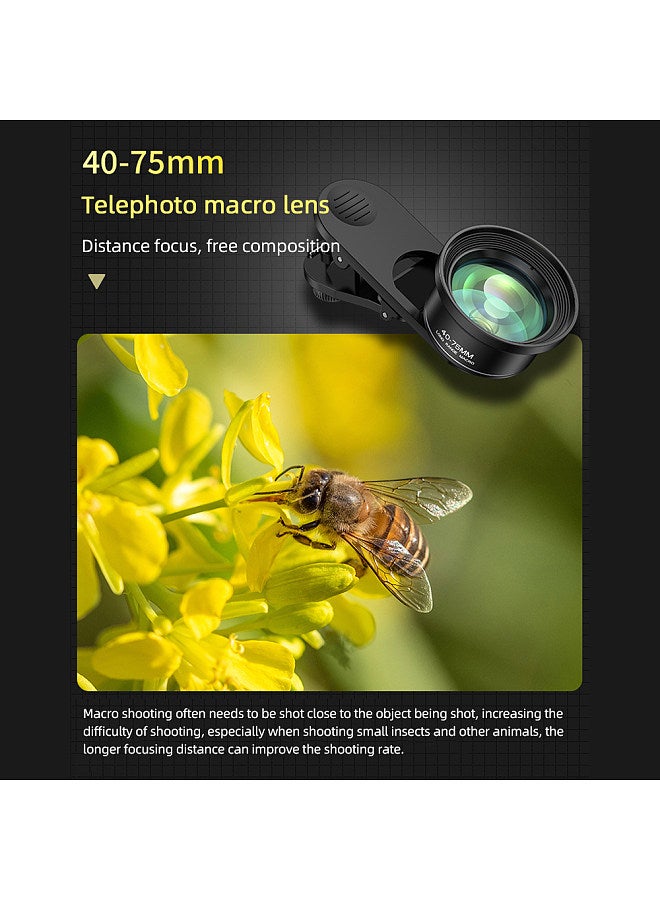 10X Universal Smartphone Macro Lens 4K Ultra High Definition Phone Camera Lens with Phone Clip Compatible with Android Smartphone iPhone 15/14/13/12 Max/XR/X/8  - Image 3