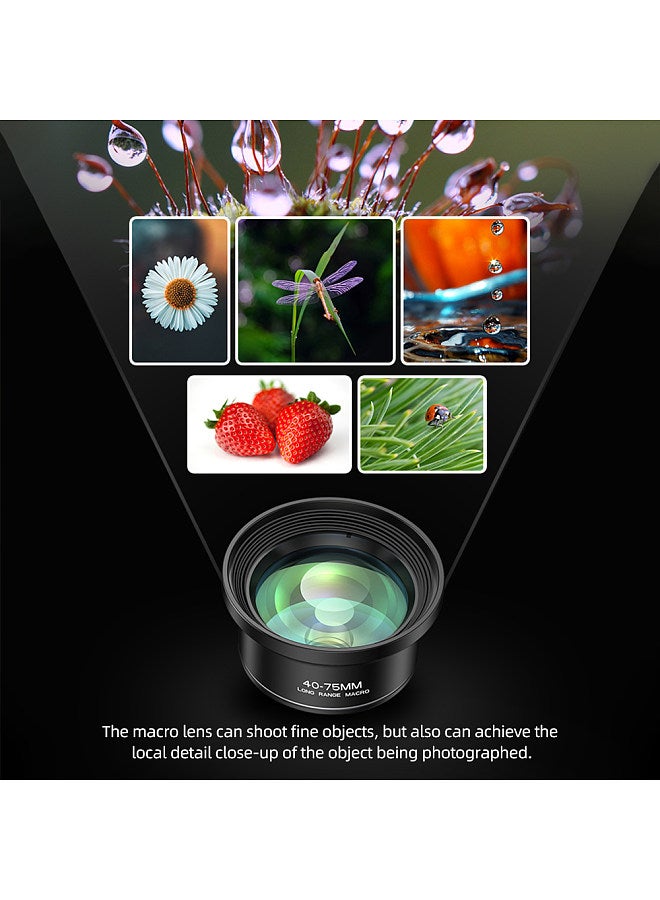 10X Universal Smartphone Macro Lens 4K Ultra High Definition Phone Camera Lens with Phone Clip Compatible with Android Smartphone iPhone 15/14/13/12 Max/XR/X/8  - Image 4